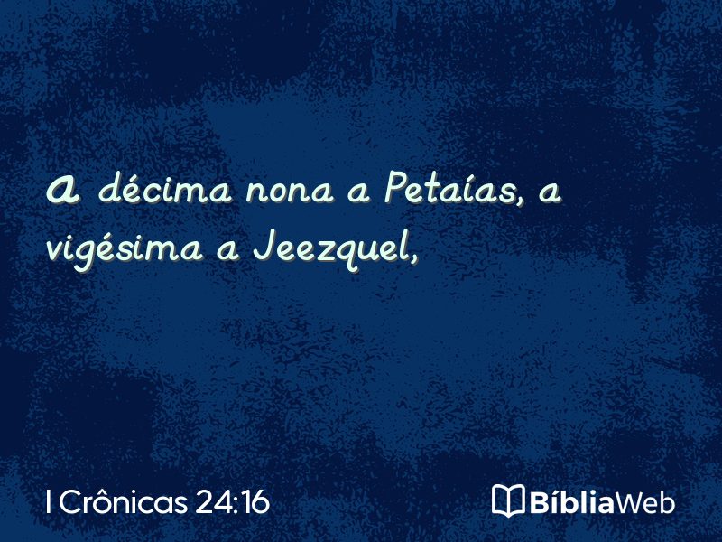 I Crônicas 24:16 em imagem para compartilhar