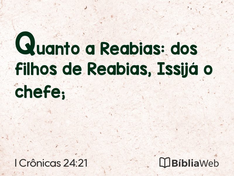 I Crônicas 24:21 em imagem para compartilhar