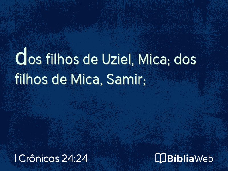 I Crônicas 24:24 em imagem para compartilhar