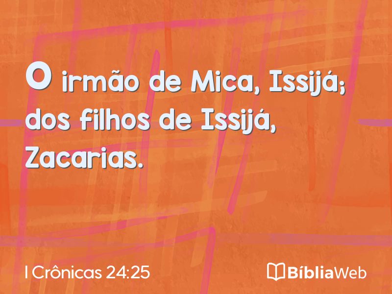 I Crônicas 24:25 em imagem para compartilhar