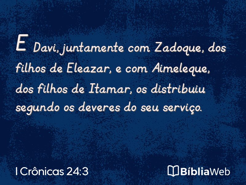 I Crônicas 24:3 em imagem para compartilhar