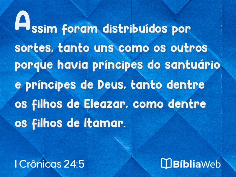 I Crônicas 24:5 em imagem para compartilhar