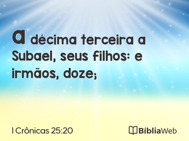 I Crônicas 25:20 em imagem para compartilhar