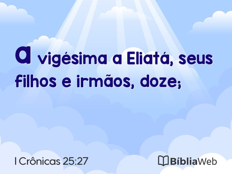 I Crônicas 25:27 em imagem para compartilhar