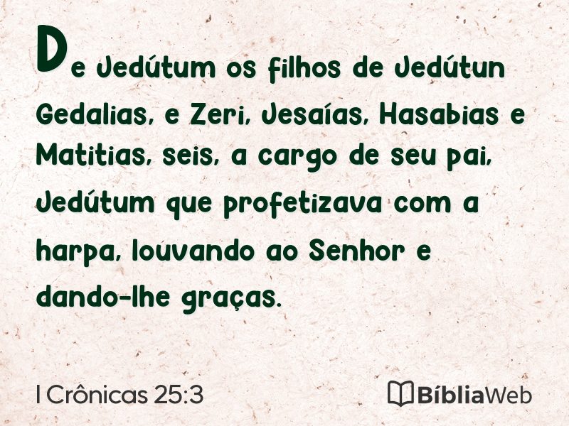 I Crônicas 25:3 em imagem para compartilhar