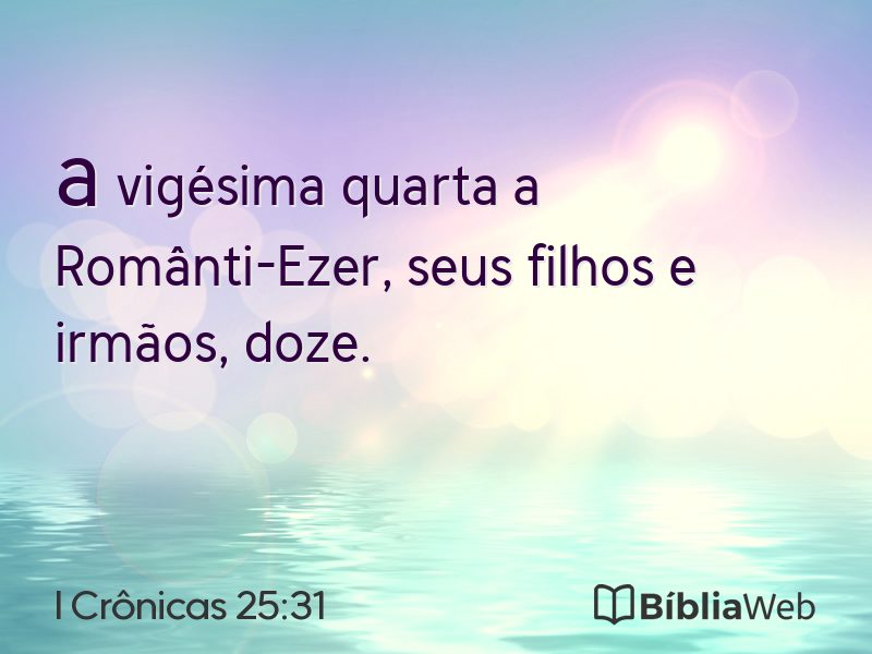 I Crônicas 25:31 em imagem para compartilhar
