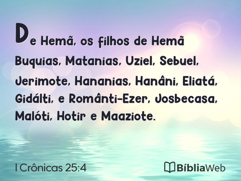 I Crônicas 25:4 em imagem para compartilhar
