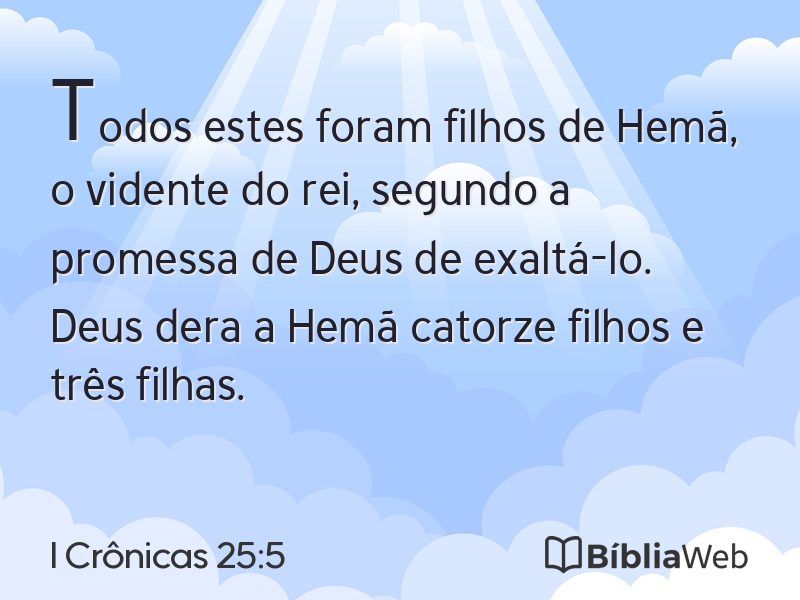 I Crônicas 25:5 em imagem para compartilhar