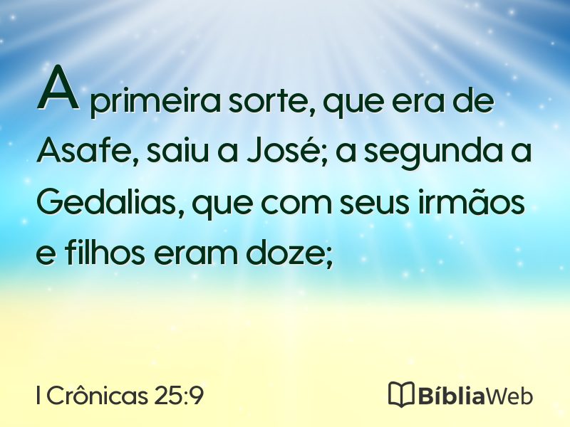 I Crônicas 25:9 em imagem para compartilhar