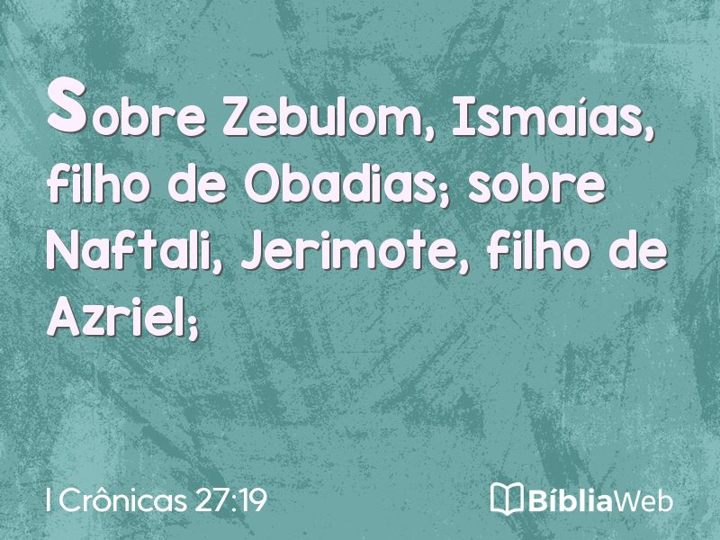 I Crônicas 27:19 em imagem para compartilhar