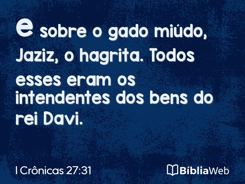 I Crônicas 27:31 em imagem para compartilhar