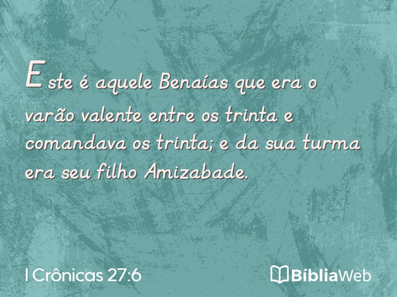 I Crônicas 27:6 em imagem para compartilhar