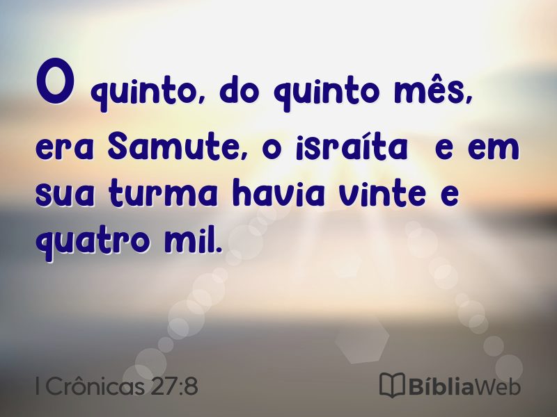 I Crônicas 27:8 em imagem para compartilhar