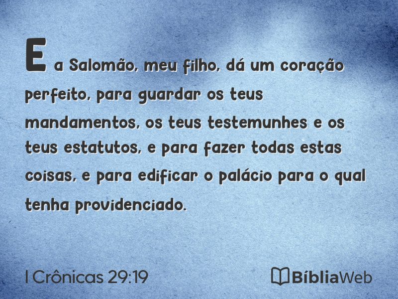 I Crônicas 29:19 em imagem para compartilhar