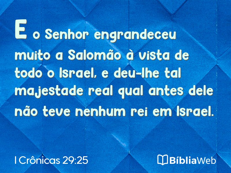 I Crônicas 29:25 em imagem para compartilhar