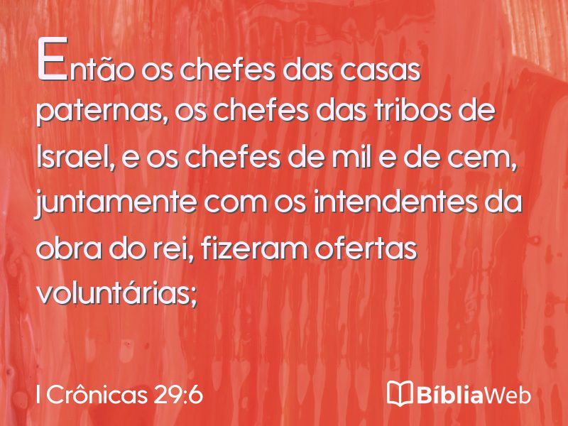 I Crônicas 29:6 em imagem para compartilhar