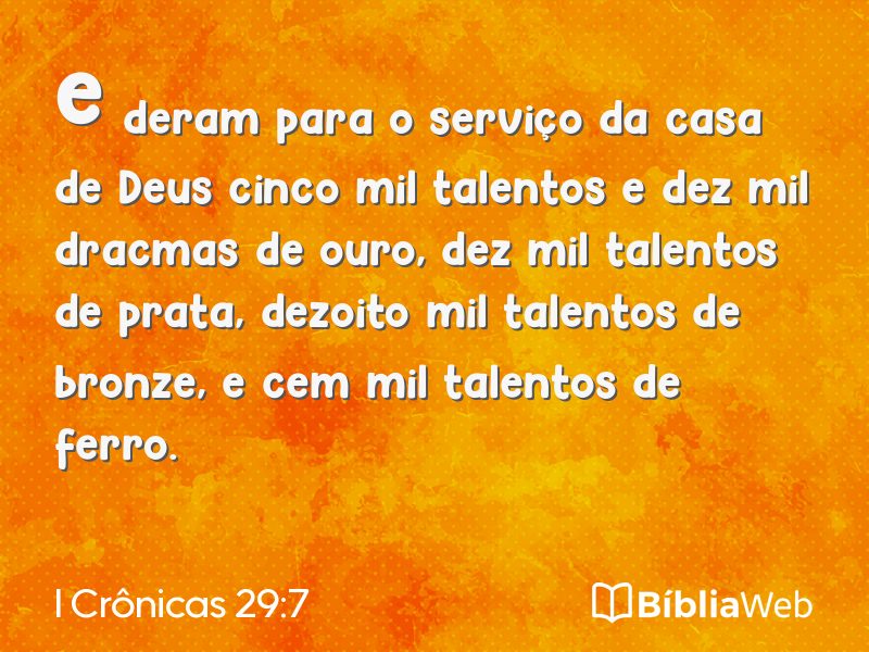 I Crônicas 29:7 em imagem para compartilhar