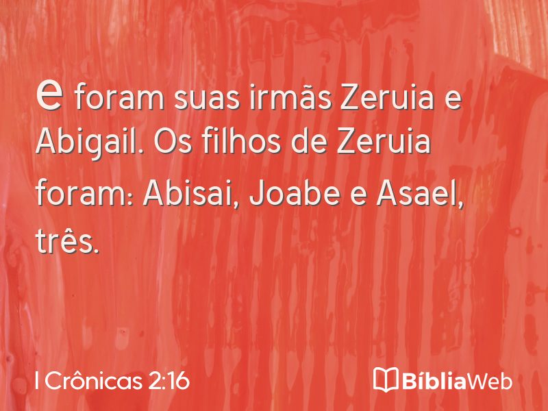 I Crônicas 2:16 em imagem para compartilhar