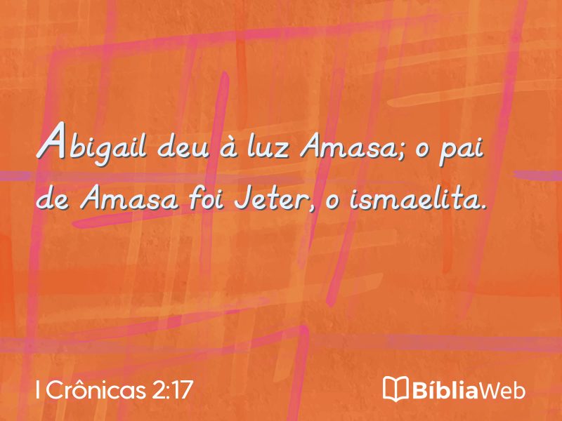 I Crônicas 2:17 em imagem para compartilhar