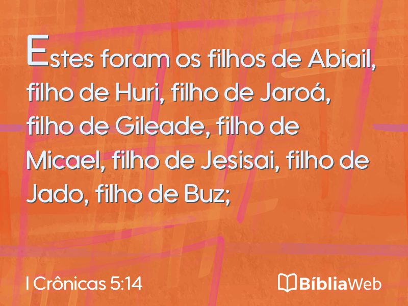 I Crônicas 5:14 em imagem para compartilhar
