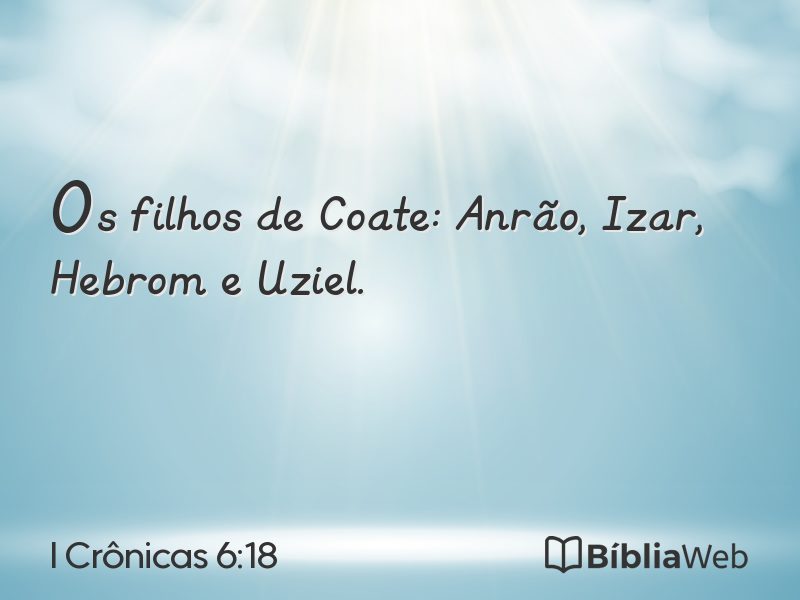 I Crônicas 6:18 em imagem para compartilhar