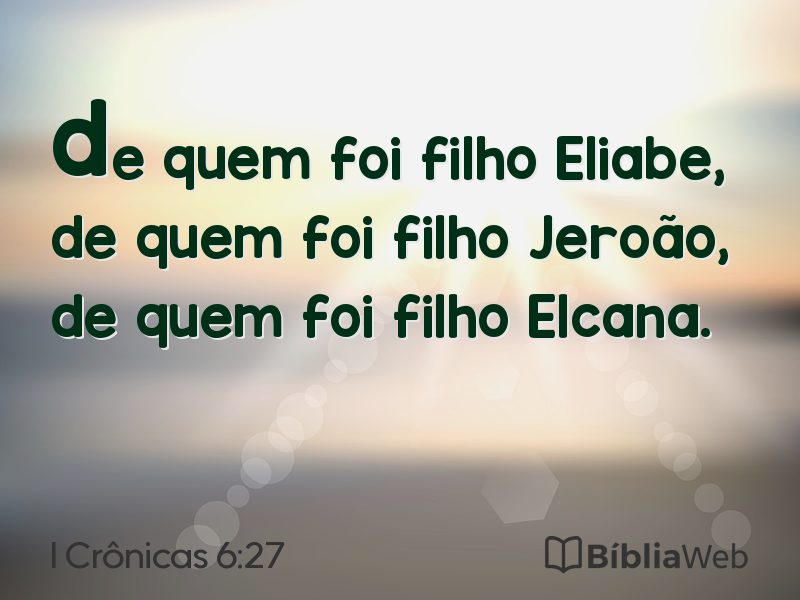 I Crônicas 6:27 em imagem para compartilhar
