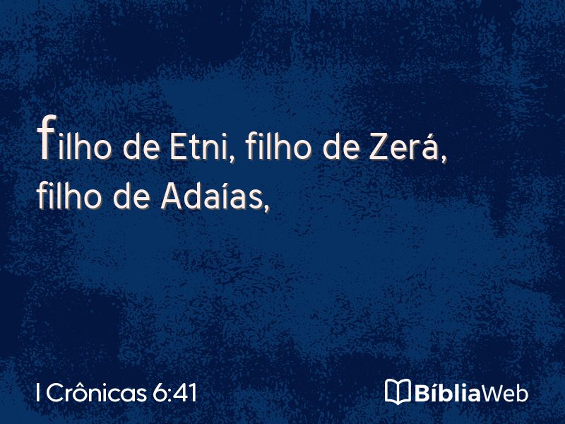 I Crônicas 6:41 em imagem para compartilhar