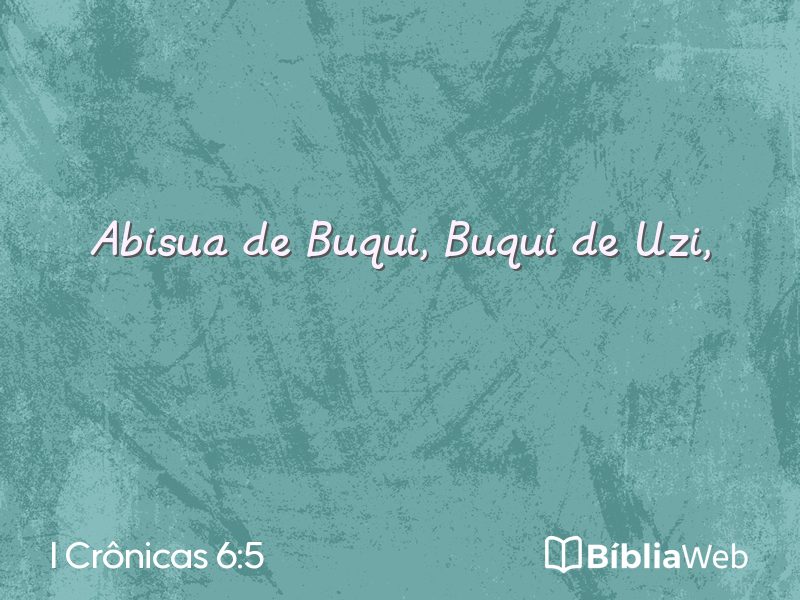 I Crônicas 6:5 em imagem para compartilhar