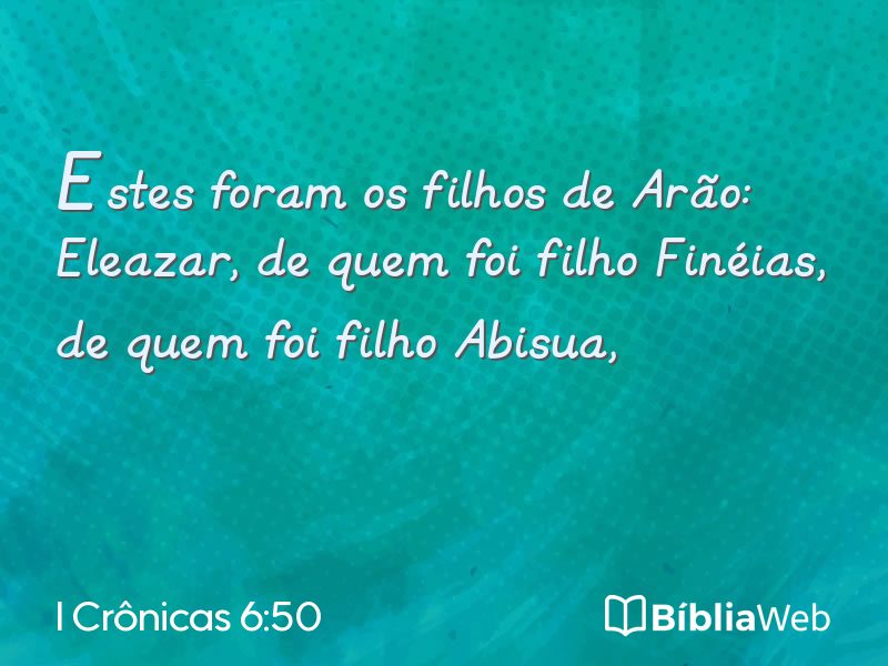I Crônicas 6:50 em imagem para compartilhar