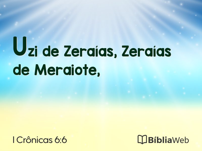I Crônicas 6:6 em imagem para compartilhar