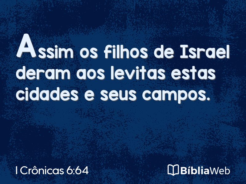 I Crônicas 6:64 em imagem para compartilhar