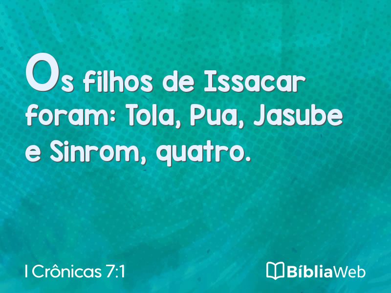 I Crônicas 7:1 em imagem para compartilhar