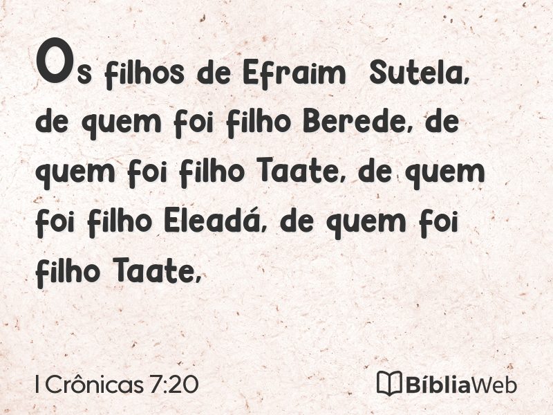 I Crônicas 7:20 em imagem para compartilhar
