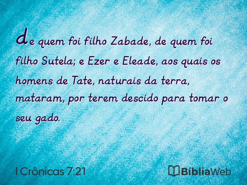 I Crônicas 7:21 em imagem para compartilhar