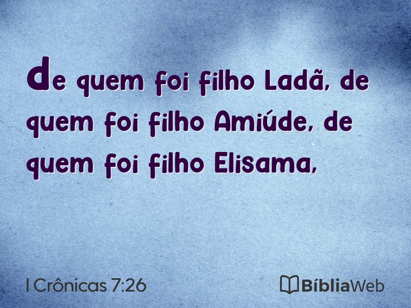 I Crônicas 7:26 em imagem para compartilhar