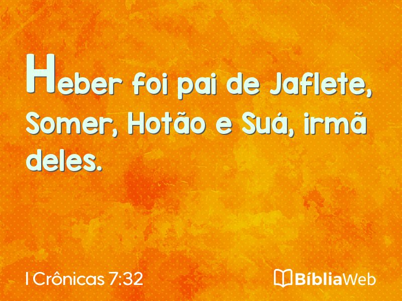 I Crônicas 7:32 em imagem para compartilhar
