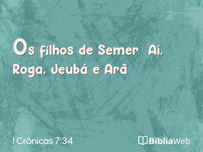 I Crônicas 7:34 em imagem para compartilhar
