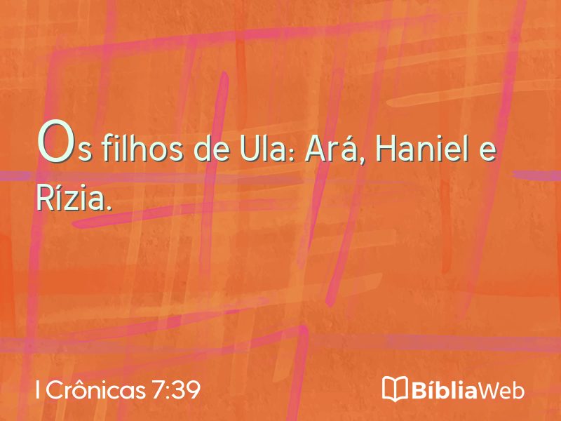 I Crônicas 7:39 em imagem para compartilhar