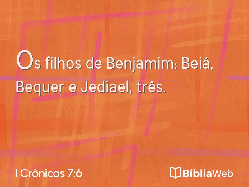 I Crônicas 7:6 em imagem para compartilhar
