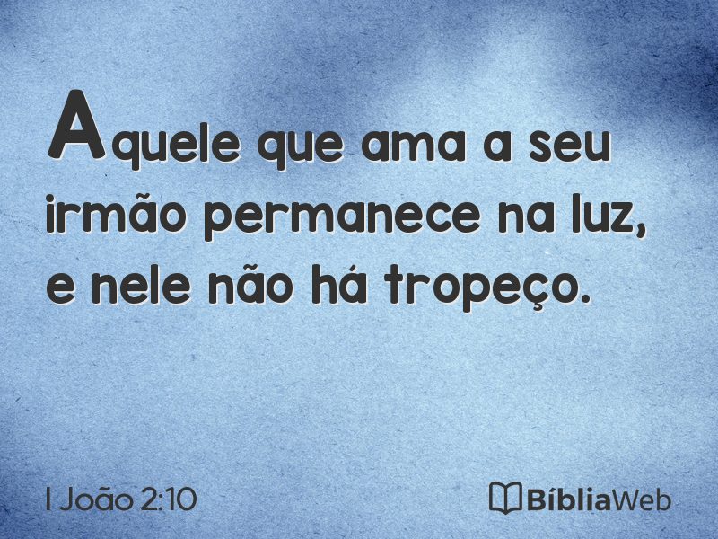 I João 2:10 em imagem para compartilhar