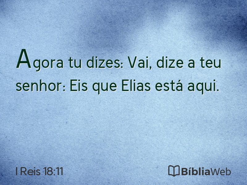 I Reis 18:11 em imagem para compartilhar