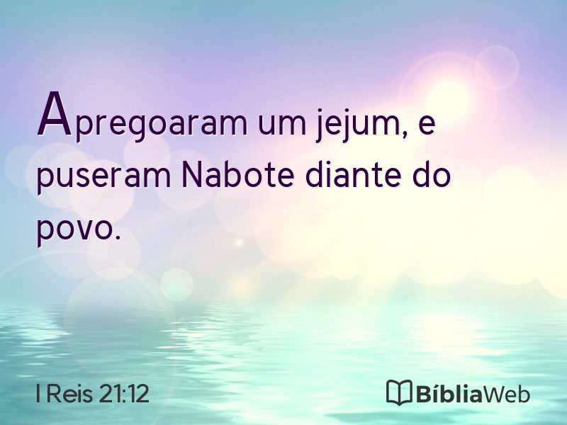 I Reis 21:12 em imagem para compartilhar