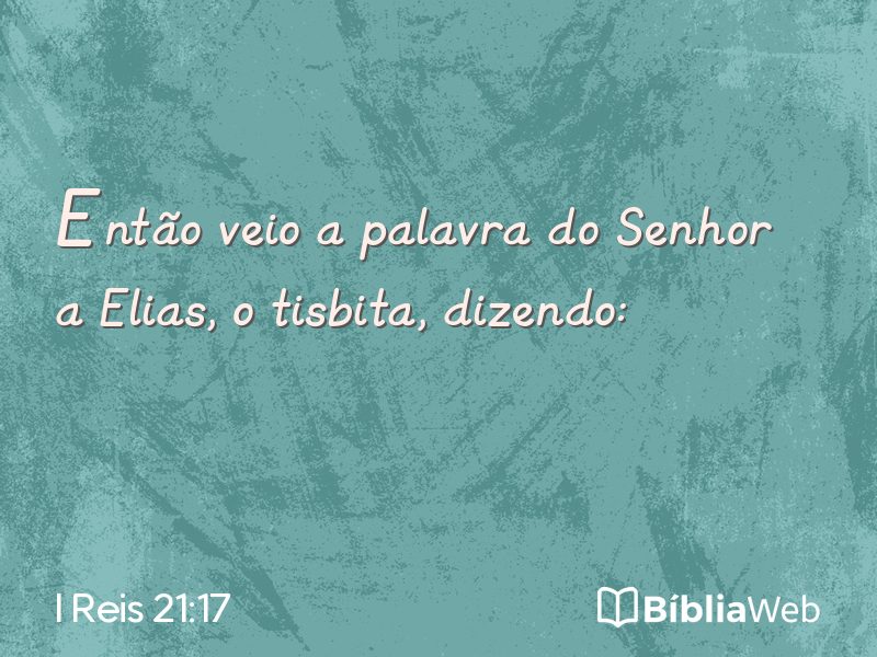 I Reis 21:17 em imagem para compartilhar