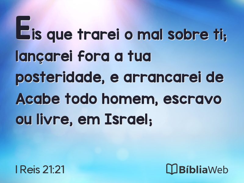 I Reis 21:21 em imagem para compartilhar