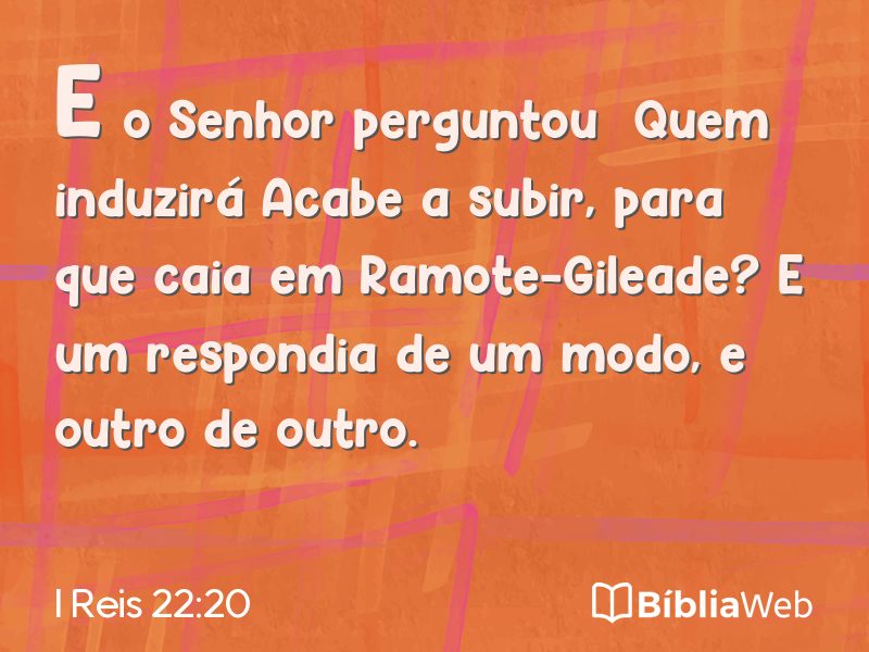 I Reis 22:20 em imagem para compartilhar