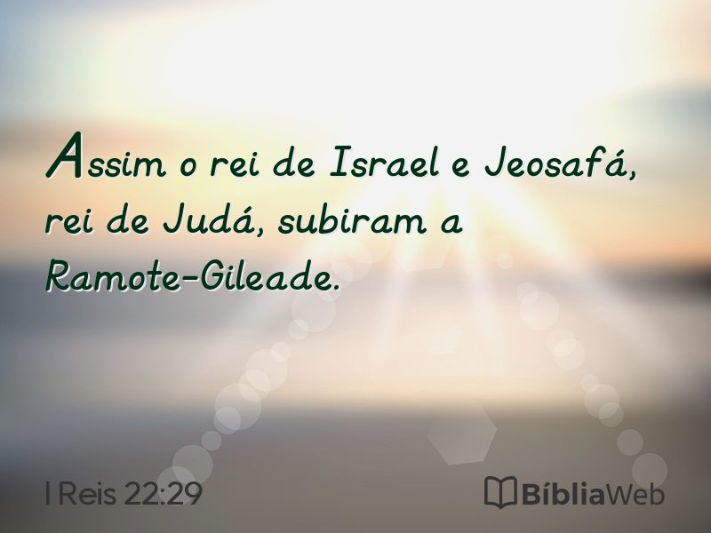 I Reis 22:29 em imagem para compartilhar