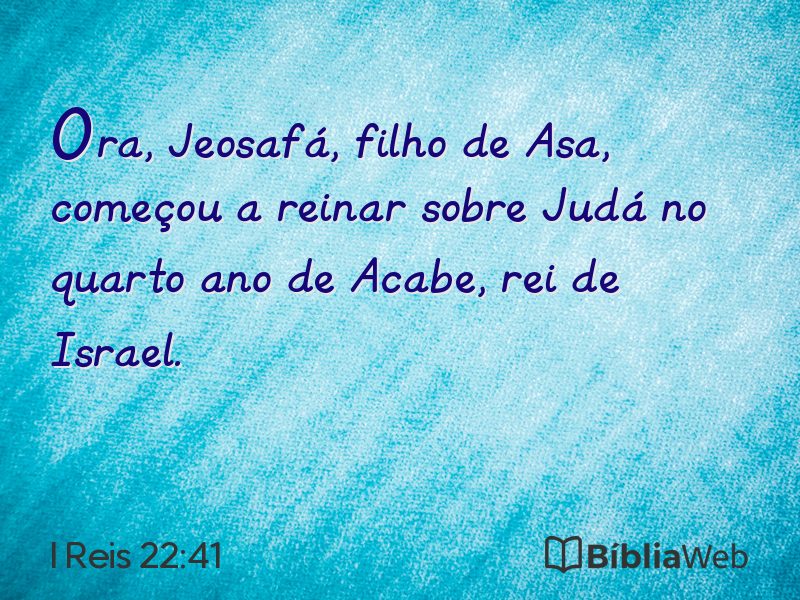 I Reis 22:41 em imagem para compartilhar