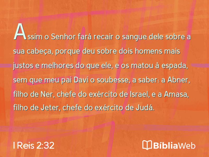 I Reis 2:32 em imagem para compartilhar