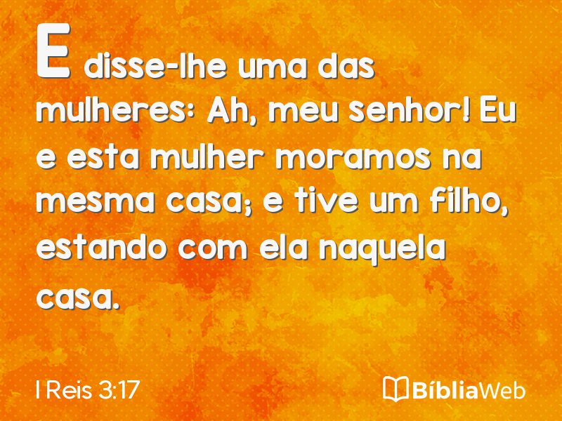 I Reis 3:17 em imagem para compartilhar