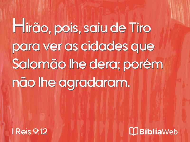 I Reis 9:12 em imagem para compartilhar